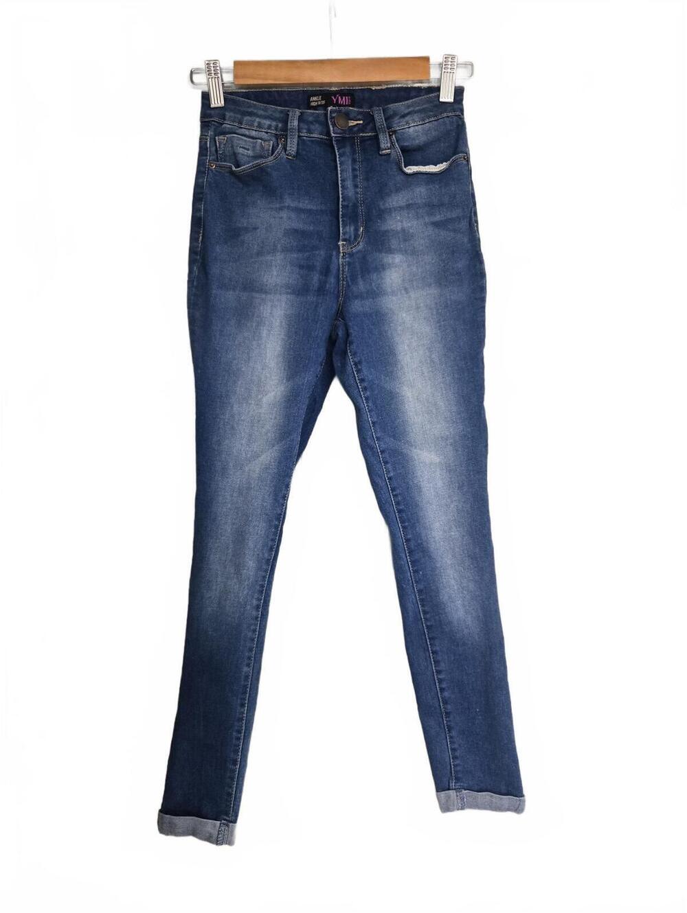 YMI Ankle High Rise Blue Skinny Jeans